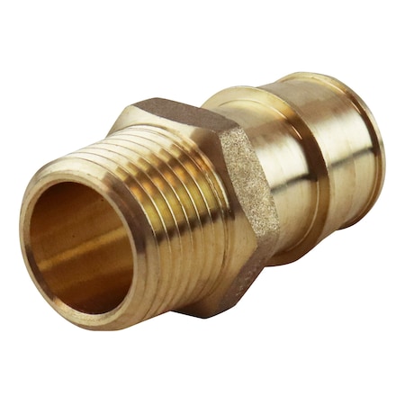 Apollo 1 in. Brass PEX-A Expansion Barb x 3/4 in. MNPT Reducing Male Adapter EPXMA134